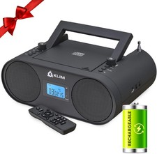 Boombox CD Player Portable Audio System New AM/FM Radio W/ CD Player 