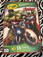 Avengers / Marvel - Crayola 18 Giant Coloring Pages New