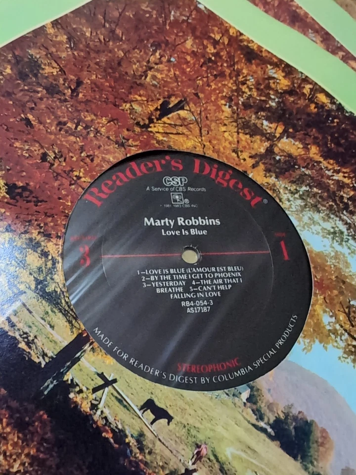 Marty Robbins – Greatest Hits & Finest Performances 5LP Box Set Reader's Digest - Image 4 of 4