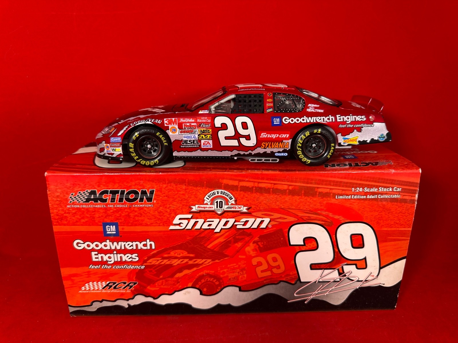 Action 1/24 Kevin Harvick #29 Snap On GM Goodwrench 2003 Monte Carlo