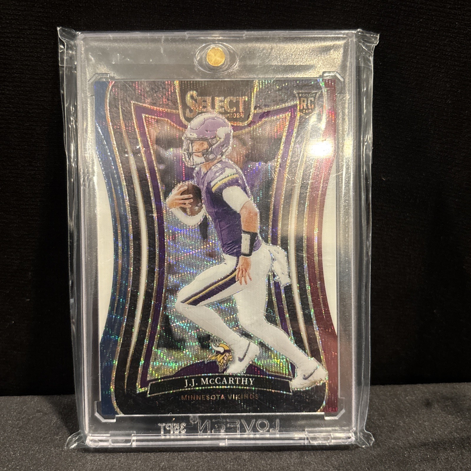 2024 Panini Select - Suite Level J.J. McCarthy #342 Tri-Color Prizm /149 (RC)