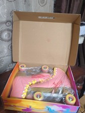 NEW Impala Quad Roller Skates Pink/Yellow Womens Size 14