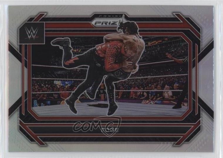 2023 Panini Prizm WWE Silver Prizm Edge #100 9e1