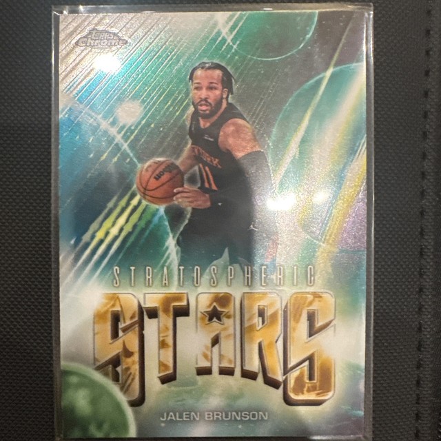 2025-26 Topps Chrome Jalen Brunson Stratospheric Stars #ST-12