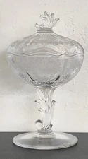 Fostoria MEADOW ROSE Etched Glassware *Pick & Choose From Drop Box