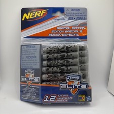 2012 Nerf N-Strike Elite Pack of 12 Special Edition Gray Grey Darts New