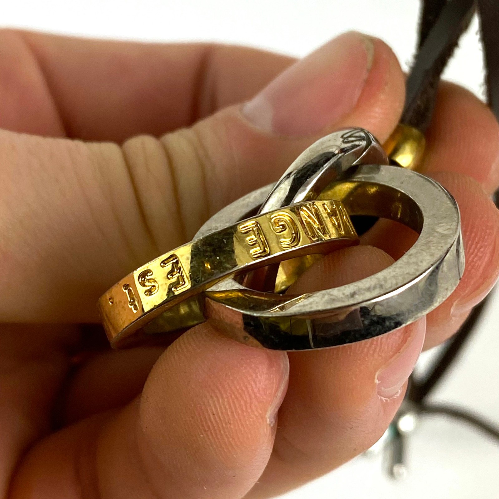 Armani Exchange Interlocking Trinity Necklace Pen… - image 3