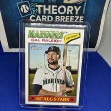 2026 Topps Heritage - Cal Raleigh #269 - Seattle Mariners - Doesn't Shake Hands