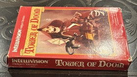TOWER OF DOOM Mattel Intellivision RARE Game: COMPLETE w/ Manual Insert Cart Box