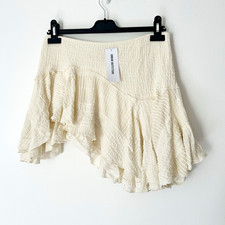 Urban Outfitters Ivory asymmetrical Lace Ruff...