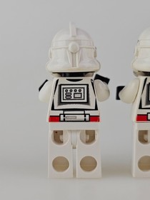 *Damaged 2x Coruscant Guard Clone Trooper Star Wars Lego Minifigure 7671 sw0189