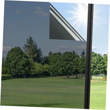  Window Privacy Film One Way Window Tint for Home, Sun UV 17.5" x 78.7" Black