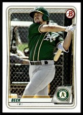 2020 Bowman Prospects Austin Beck Oakland Athletics #BP-16