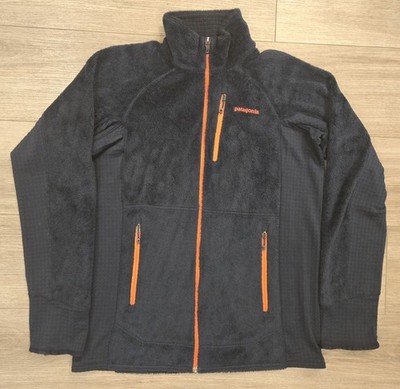 Patagonia R2 Fleece Polartec Waffle High Pile Full Zip Jacket Men's Large Blue