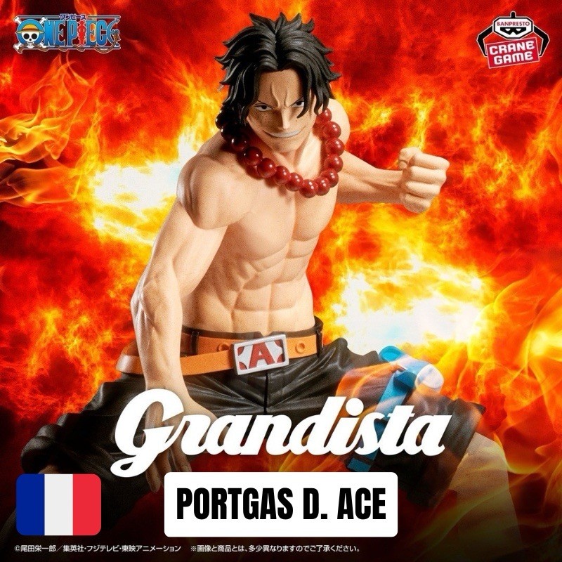 Figurine One Piece Portgas D. Ace Banpresto Grandista manga animé japonais neuf