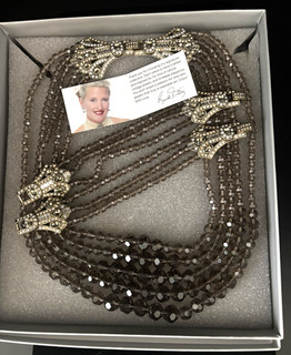 Heidi Daus "Age of Elegance" Crystal Necklace & 2 Bracelets Set Convertible