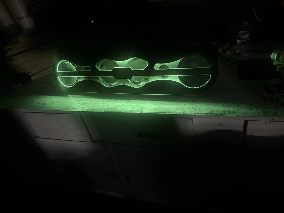 Panel de Altavoces 4x6.5 Tweter Pod Madera y Tela Estante de Techo 38 Longitud Foto 4 de 4