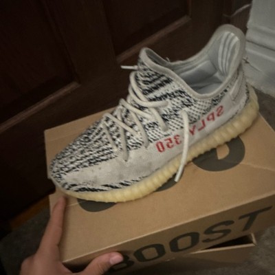 adidas Yeezy Boost 350 V2 Zebra CP9654 Kanye West White/Core Black/Red Low Top
