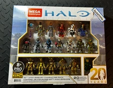 Mega Construx Pro Builders Halo 20th Anniversary Character Pack 20 Characters