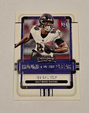 Isaiah Likely Panini Contenders Rookie of the Year Card Ravens. rookie card picture