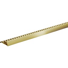Frost King Satin Gold Fluted 1-3/8 In. x 3 Ft. Carpet Clampdown with Teeth Frost