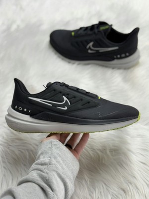 Nike Air Winflo 9 Shield Black White Volt Mens Running DM1106-001 NEW Multi Sz