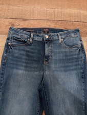 NYDJ Barbara Bootcut Blue Stretch Lift Tuck Jeans Womens Sz 8 Denim 2612
