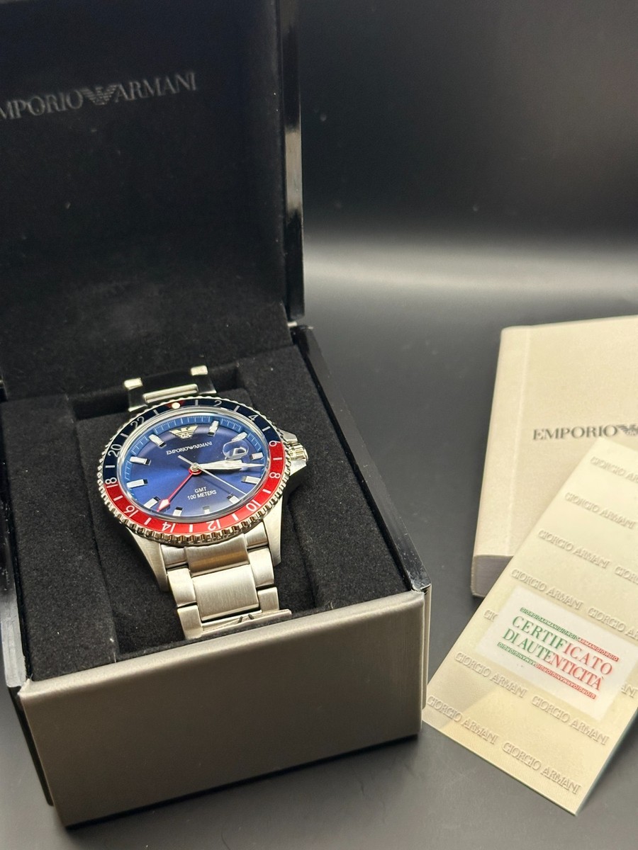 Emporio Armani World Explorer AR11590 Diver GMT | eBay
