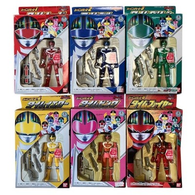 Power Rangers Time Force Timeranger Shining Hero Figur 6p Set BANDAI mit BOX