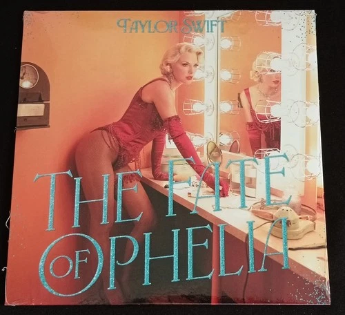 Taylor Swift The Fate Of Ophelia Orange Glitter 7" Vinyl Sealed Fast Dispatch
