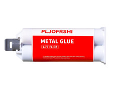 2-Part Metal Epoxy Glue 1.76oz   Heavy Duty Adhesive for Metal, Plastic, Car