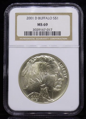 2001-D $1 Buffalo NGC MS69