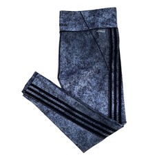 Adidas Leggings Womens Small Aeroready High Rise Three Stripe Gym Pants Athletic