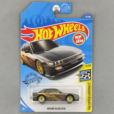 2020 Hot Wheels Nissan Silvia [S13] Silver KW Livery First Release