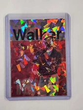 Jordan Walker Artist Signed Memphis Redbirds Refractor Art Card 1/1