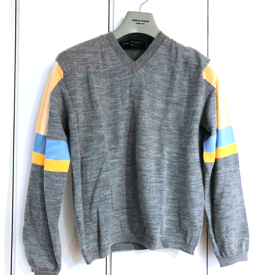 トップス COMME DES GARCONS HOMME V-NECK SWEATER COMME des GARCONS PLAY V Neck Sweater ( Men ) – cotwohk
