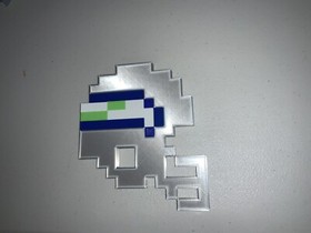 Seahawks Tecmo Super Bowl NES custom Helmet 8 Bit
