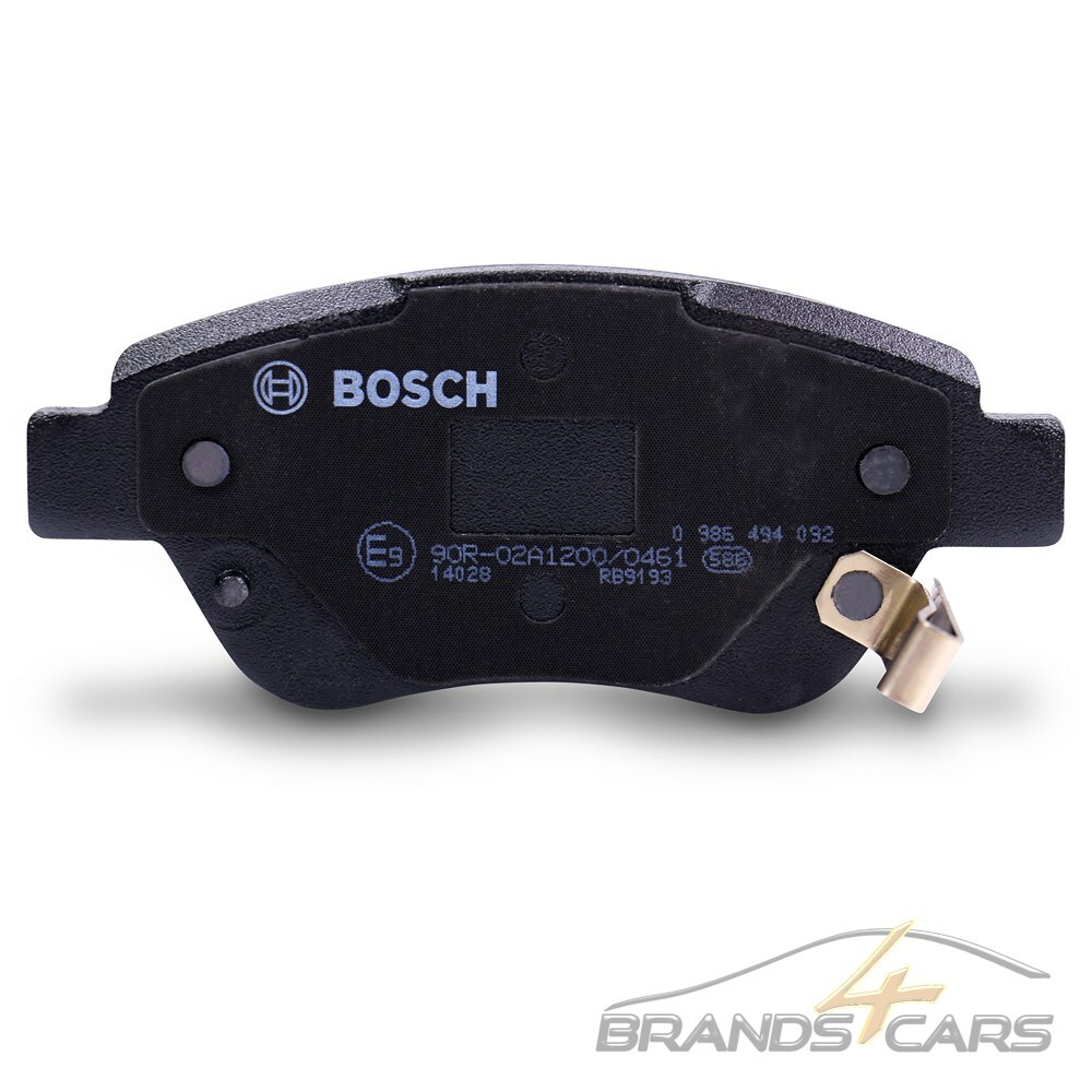 Bosch BP1360 Bremsbeläge Vorne - Kupferfrei, Leises Bremsen, Wenig Staub Für Auto Vorderachse