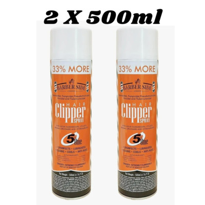 MINOR STAINS ican Barber Seitenschneider Spray für Haarschneidemaschinen 500ml (454g) 2er Pack