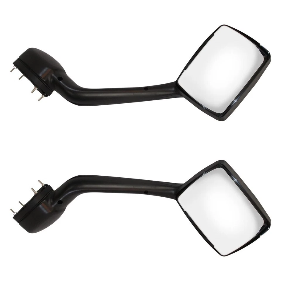 Par de espejos retrovisores con capucha negros lado izquierdo + derecho para Kenworth T680 Peterbilt 579 587 Foto 3 de 4