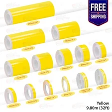 YELLOW PIN STRIPE Car Model Motorcycle Decal Line Adhesive TAPE Vinyl Sticker