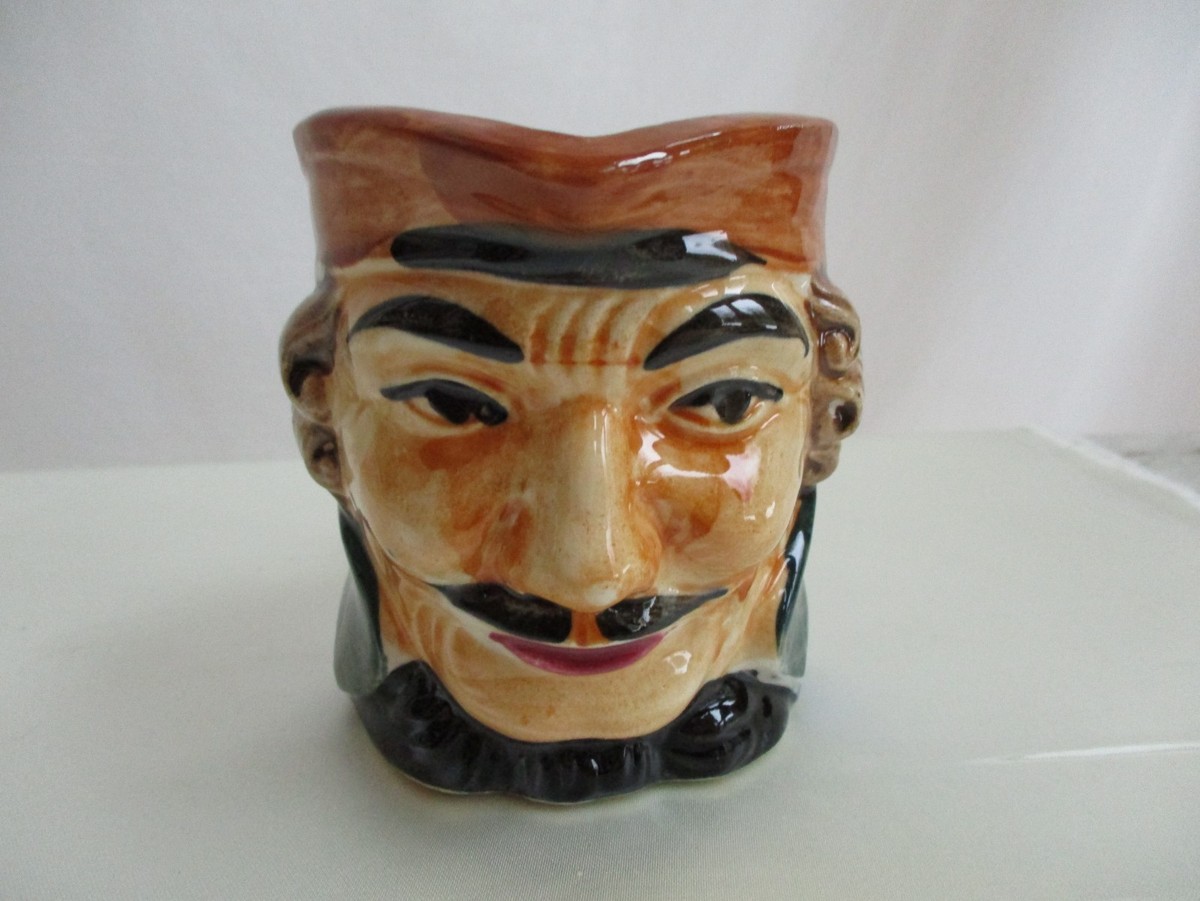 Vintage Toby Mug Pitcher Made In Japan Evenly Crazed All Around | eBay