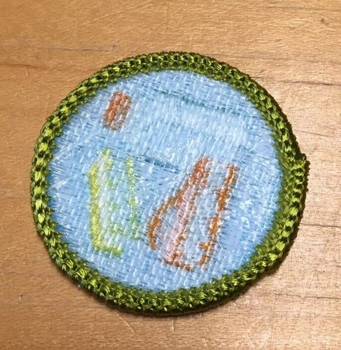 BOY SCOUTS DAIRYING MERIT BADGE TYPE H NEW "BLUE BACKING" - 第 2/2 張圖片
