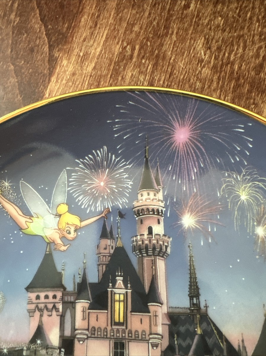 Disney club33 annual plate 2023 40周年記念 Disneyland 40th Anniversary Plate Sleeping Beauty Castle The