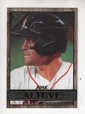 2020 Topps Gallery Wood Frame Jose Altuve #10 Houston Astros