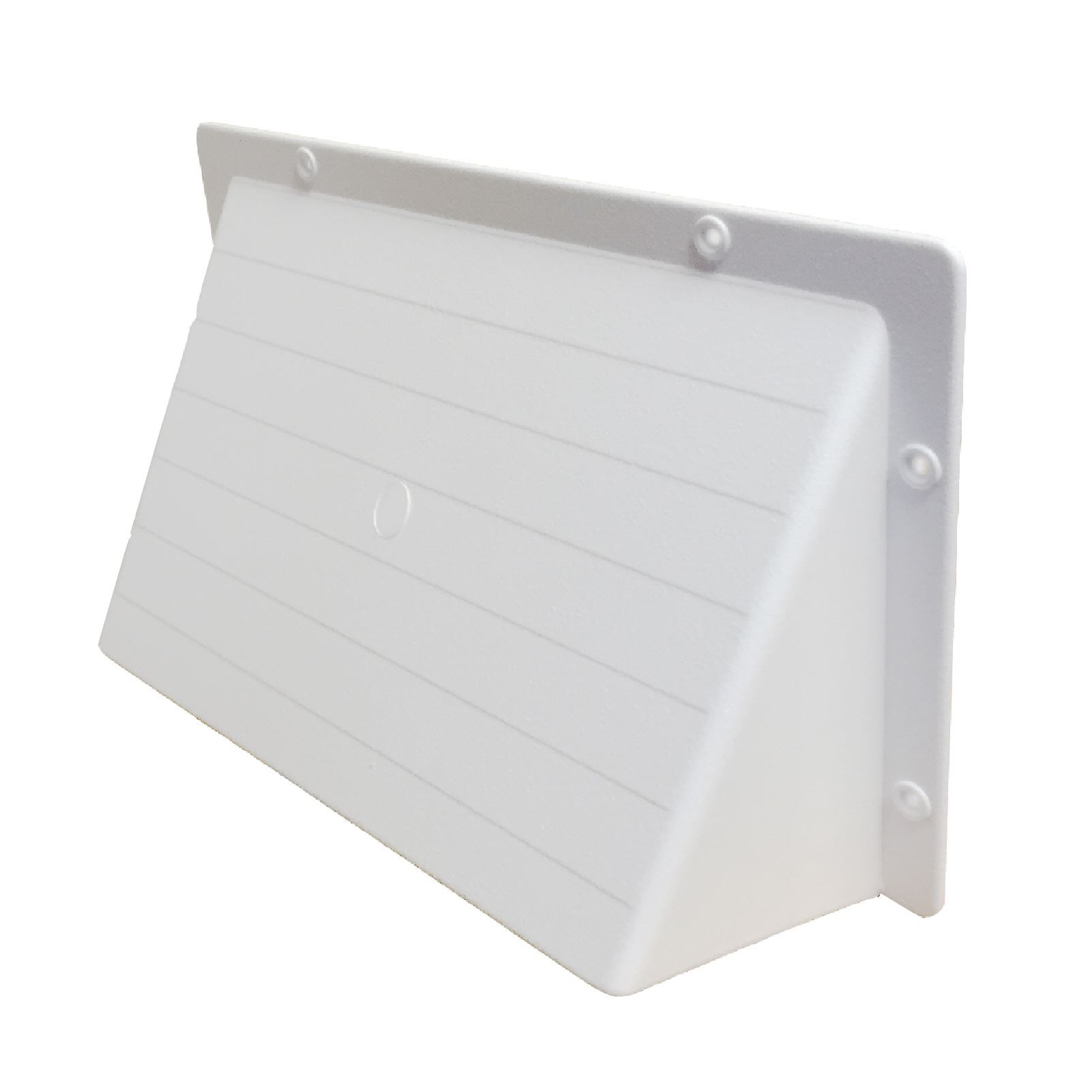 White Hooded Cowl 9" x 6" Vent Cover for Air Bricks Grilles Extractor