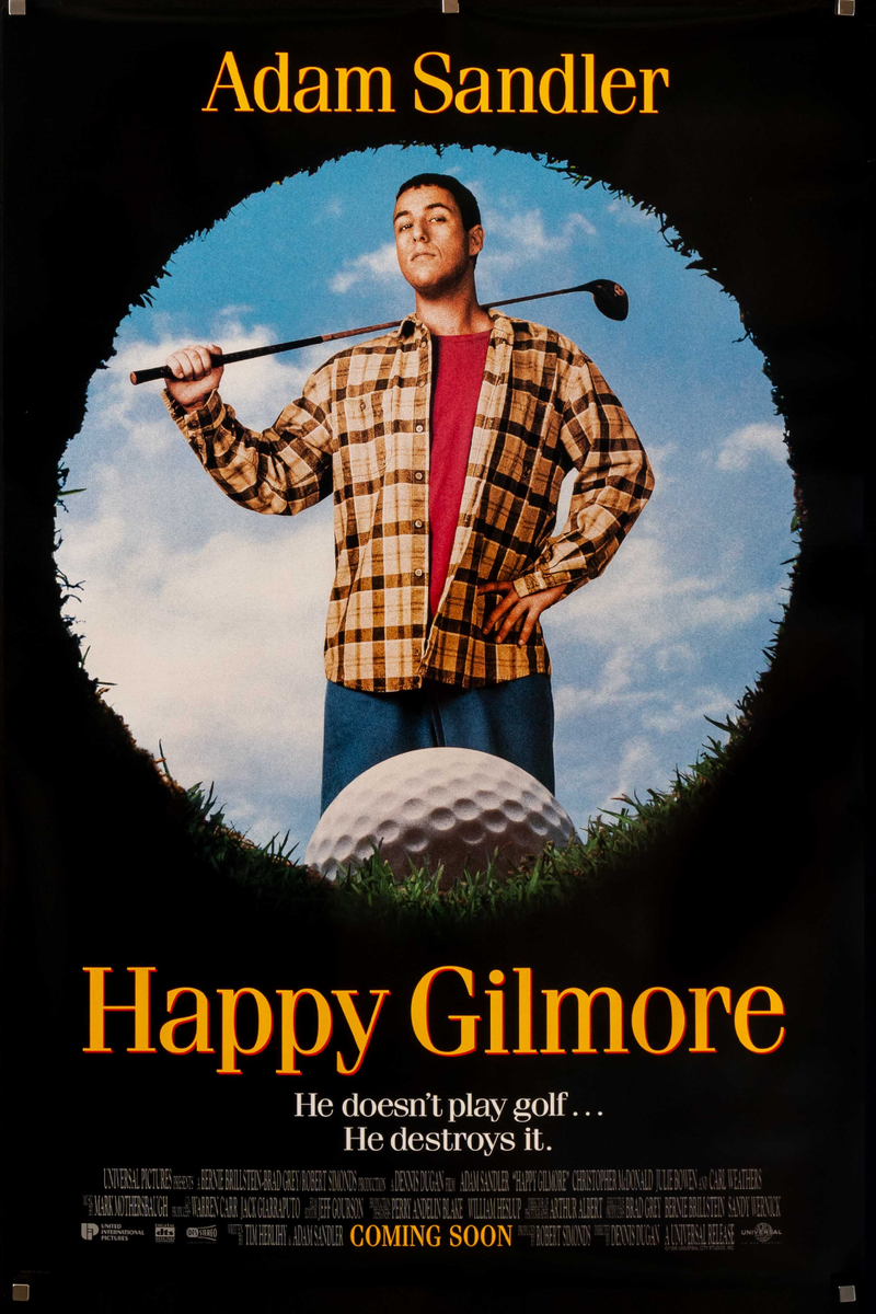Happy Gilmore 2, Golf, Funny movie, Wall Art 16x24, 24x36 Poster