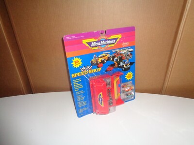Vintage 1990 Micro Machines Red Tuning / Speed Shop - ungeöffnete Packung - Galoob
