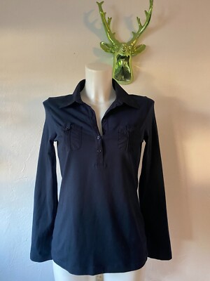Brentwood & Bros. Poloshirt, Blau, Damen, Gr.38, Dunkelblau, Shirt, Polo