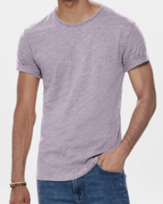 Only & Sons Men s Albert New Crew Neck Short Sleeve T-Shirt- Size XXL- NWT
